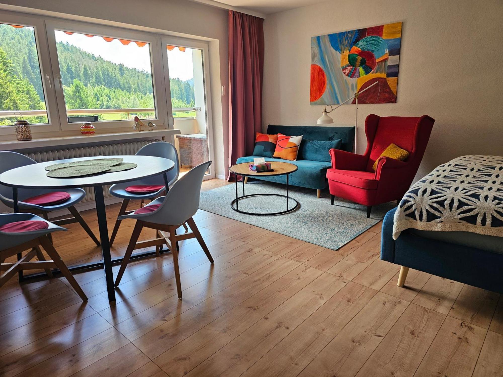 Ferienwohnung Vogelnest Im Schwarzwald Baiersbronn Dış mekan fotoğraf